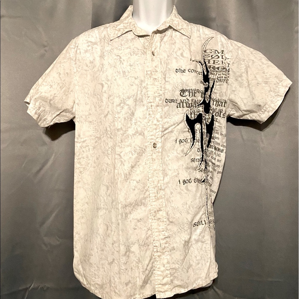 Men’s D.J.Free Button Down Shirt Size M